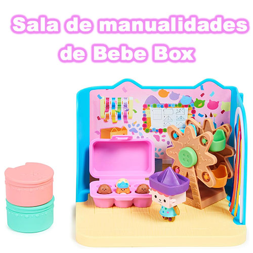 La Sala de Manualidades de bebe Box de la Casa de Muñecas de Gabby - Gabby  Gatos